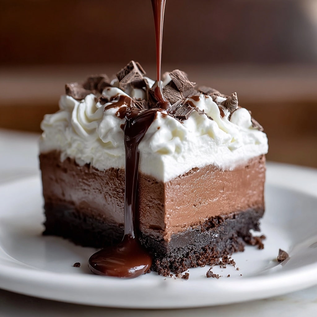 Chocolate Brownie Mousse Cake Recipe - Recipe Image