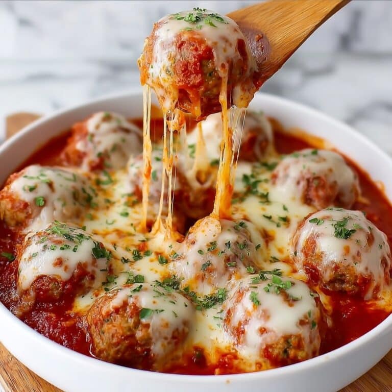 Cheesy Chicken Parmesan Meatballs Recipe