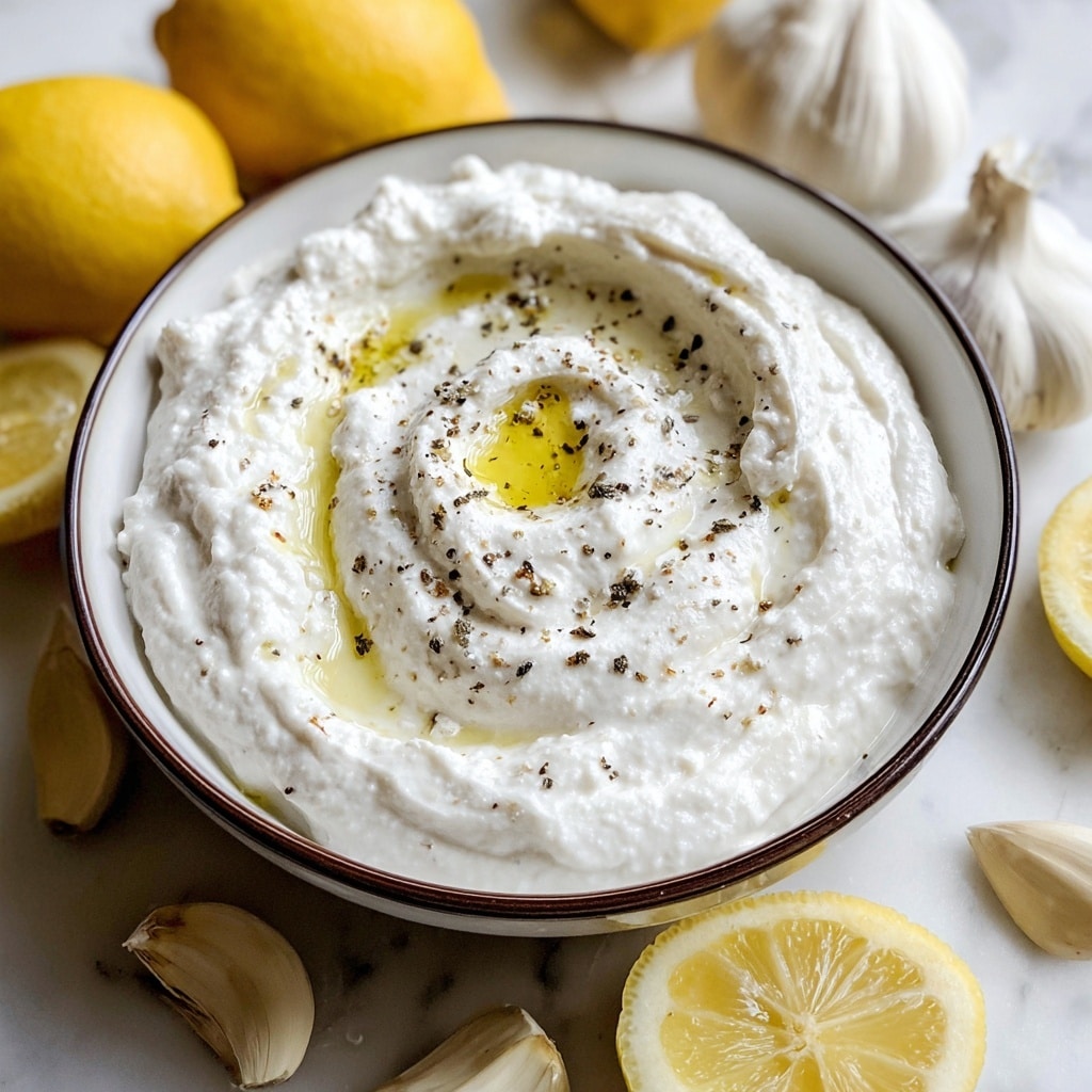 Lebanese Garlic Sauce (Toum) Recipe