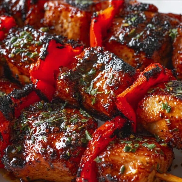 Grilled Chicken with Garlic Brown Sugar Sauce Recipe
