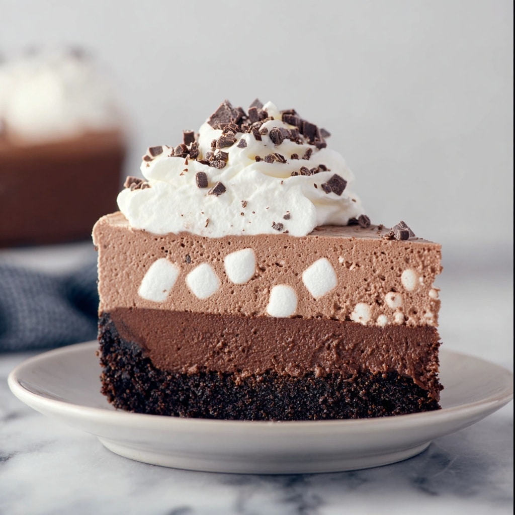 Frozen Hot Chocolate Cheesecake Recipe - Recipe Image