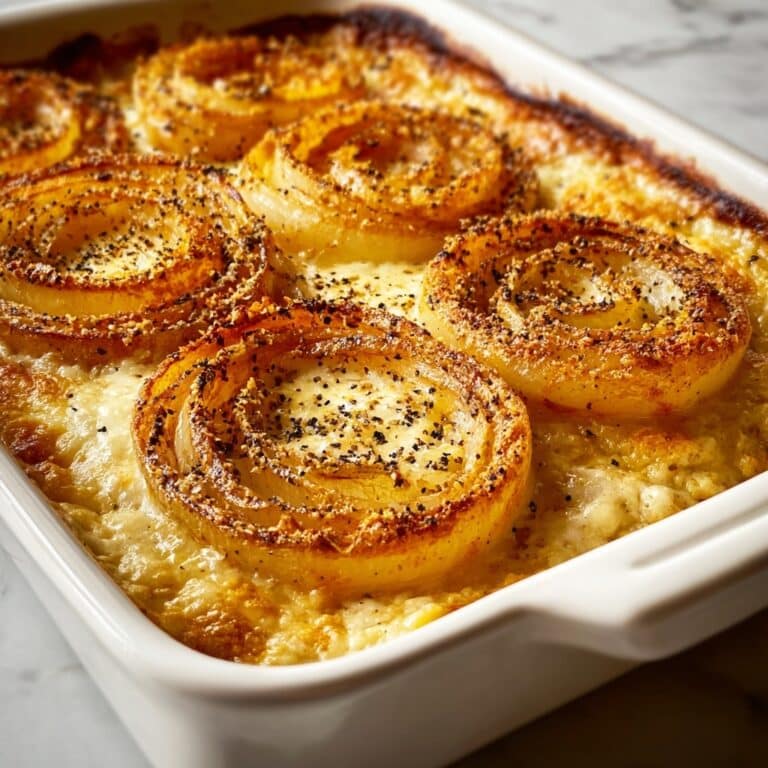 Roasted Parmesan Creamed Onions Recipe