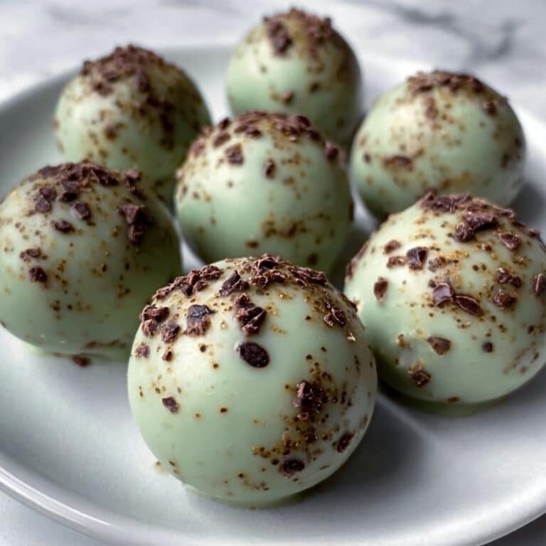 Mint Chocolate Chip Protein Balls Recipe