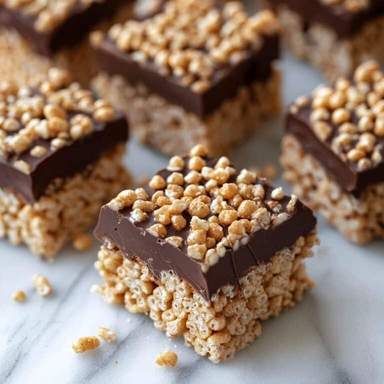 Salted Peanut Butter Rice Krispies Treats Recipe