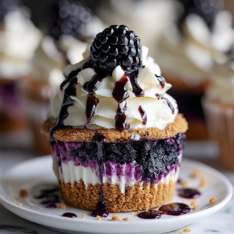 White Chocolate Blueberry Cheesecake Cupcakes Recipe