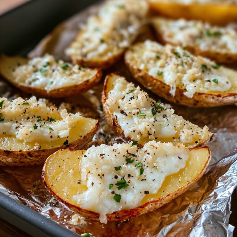 Parmesan Baked Potato Wedges Recipe