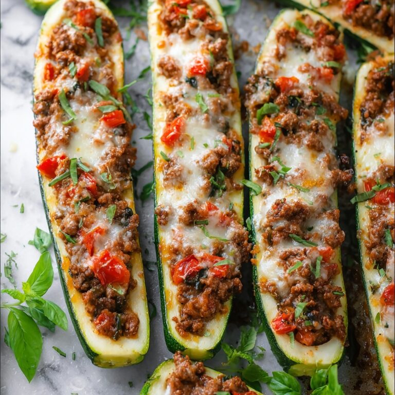 Sausage Zucchini Boats Recipe