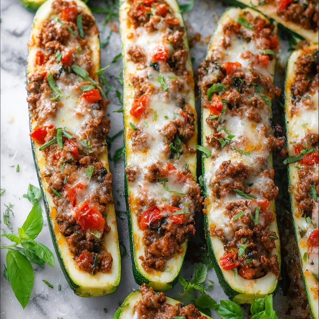 Sausage Zucchini Boats Recipe