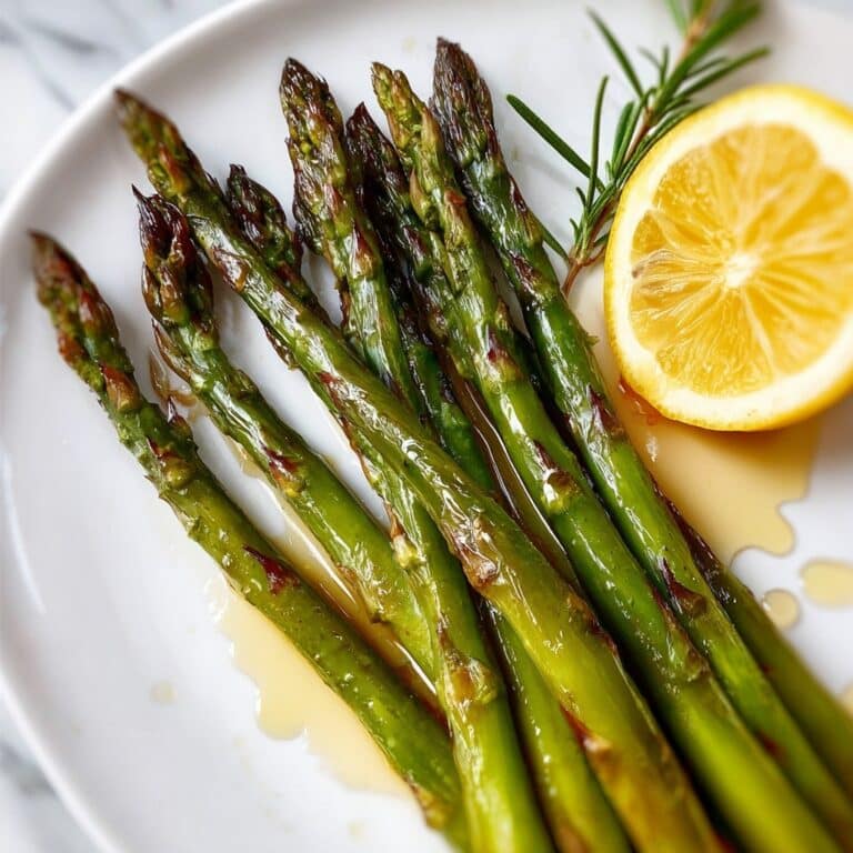 Lemon Asparagus with Rosemary and Garlic Recipe