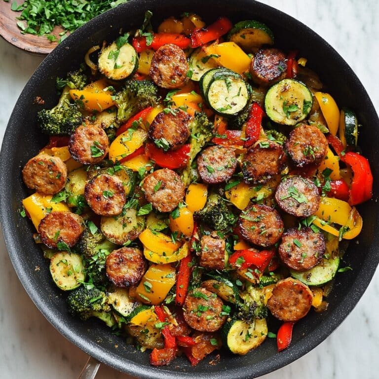 One Pan Sausage and Veggies Skillet Recipe