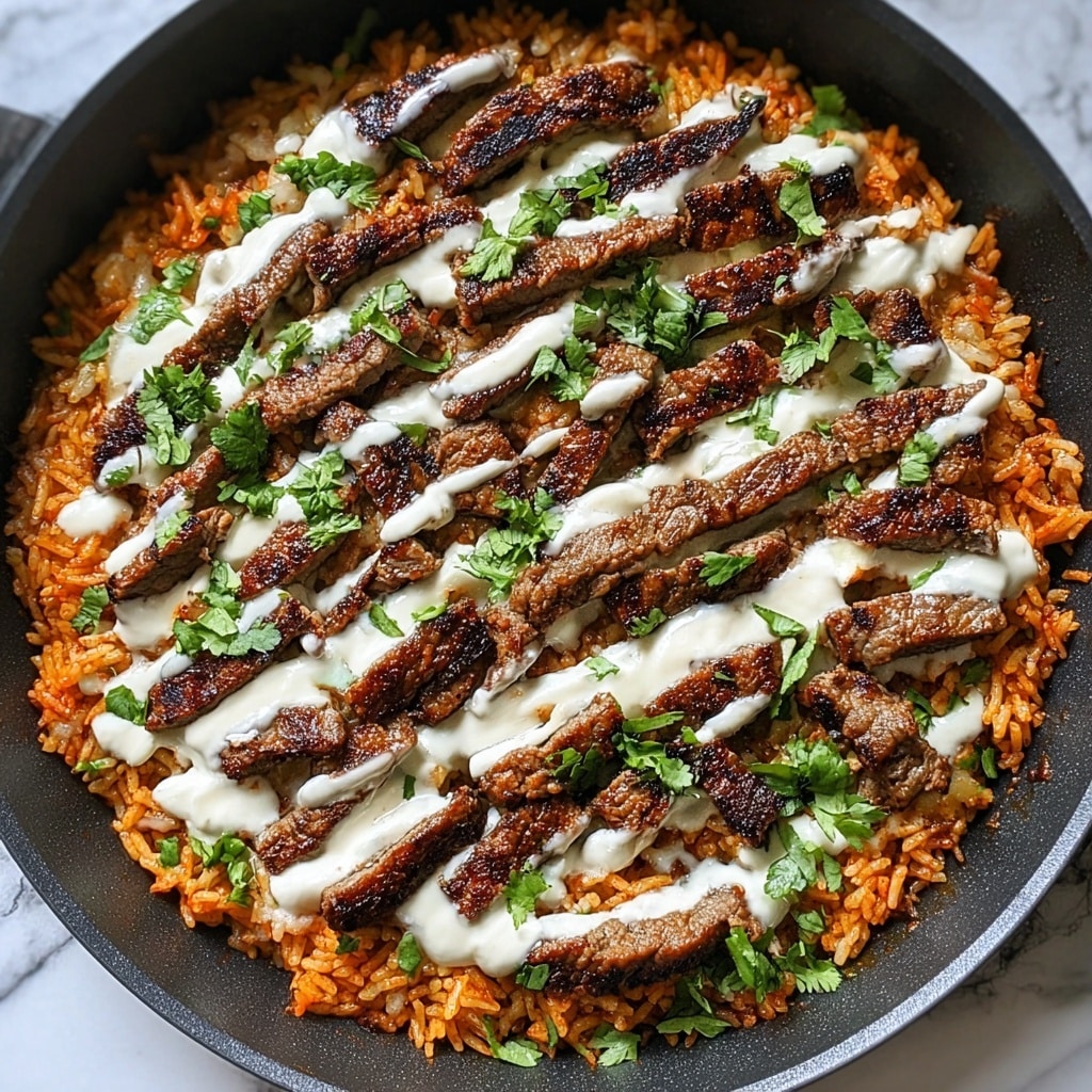 Cheesy Steak & Cilantro Lime Rice Burritos Recipe