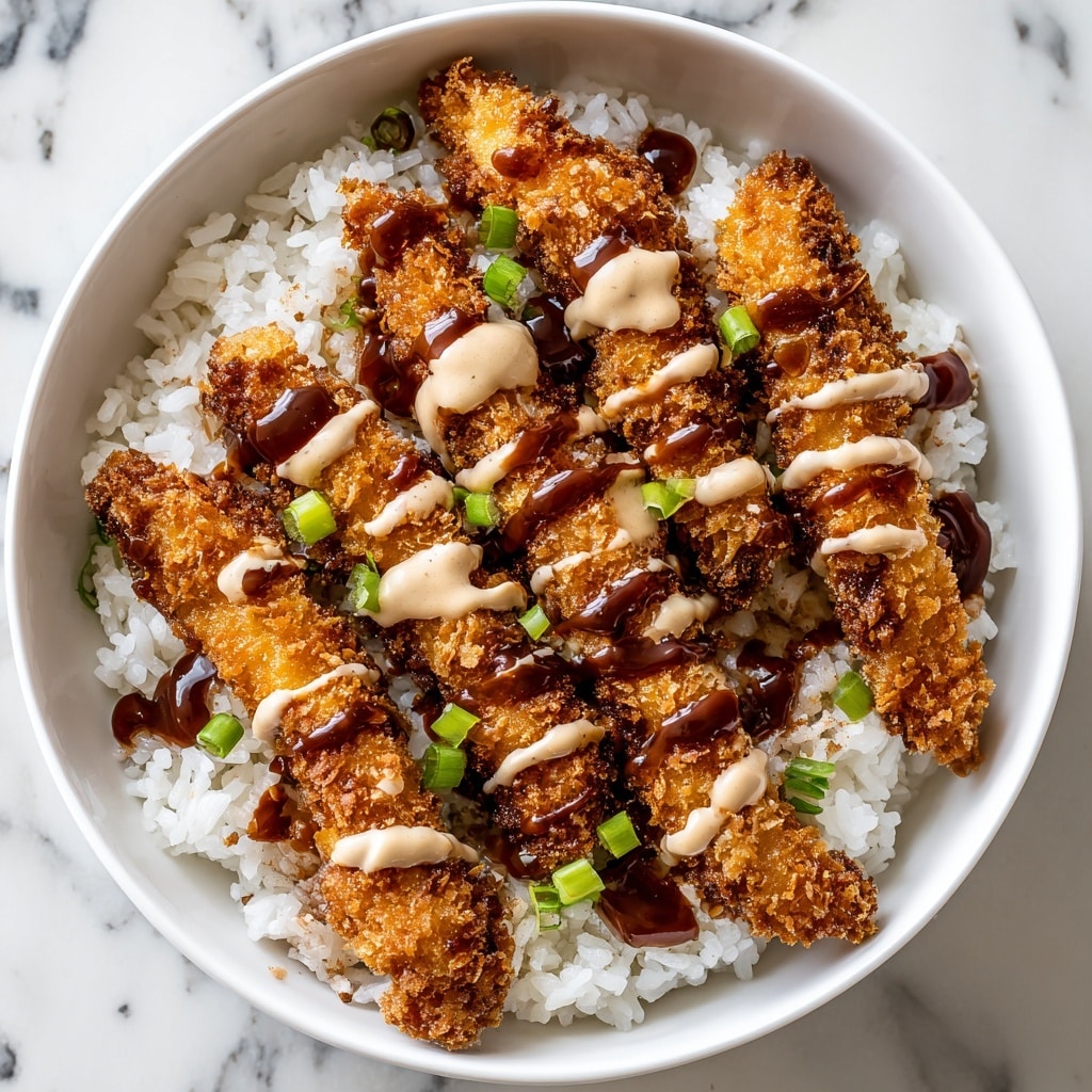 Japanese Katsu Bowls with Tonkatsu Sauce Recipe - Recipe Image