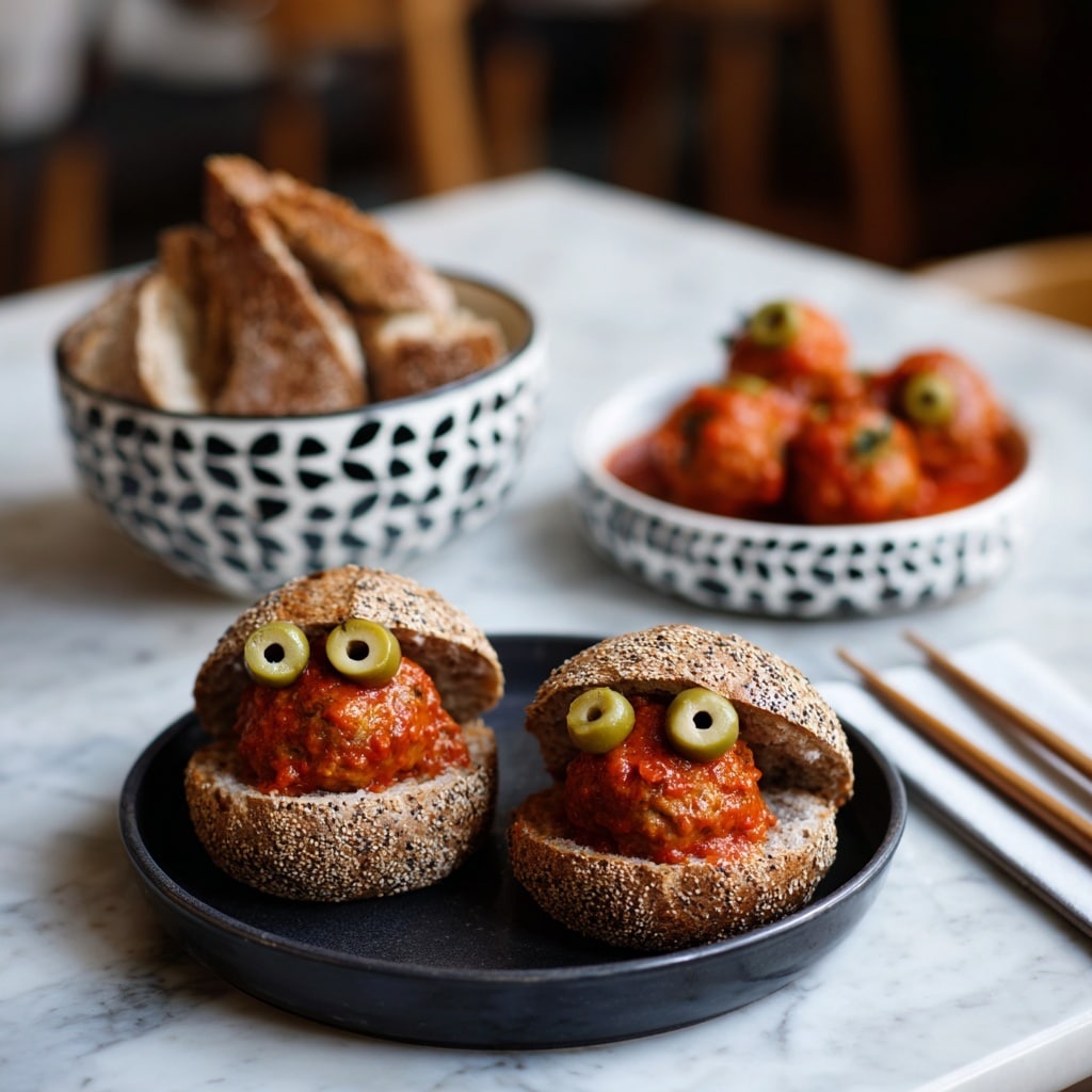 Meatball Monster Sandwiches Recipe