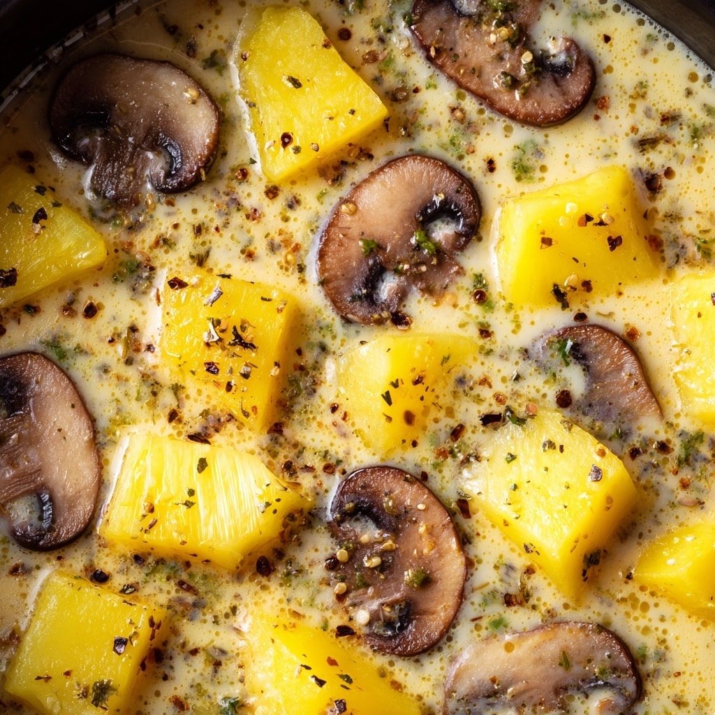 Mushroom Potato Soup Recipe - Recipe Image