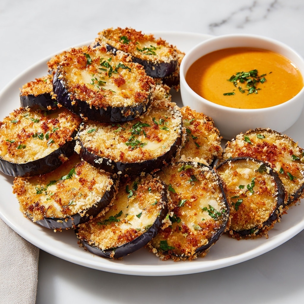 Crispy Baked Italian Eggplant Recipe - Recipe Image