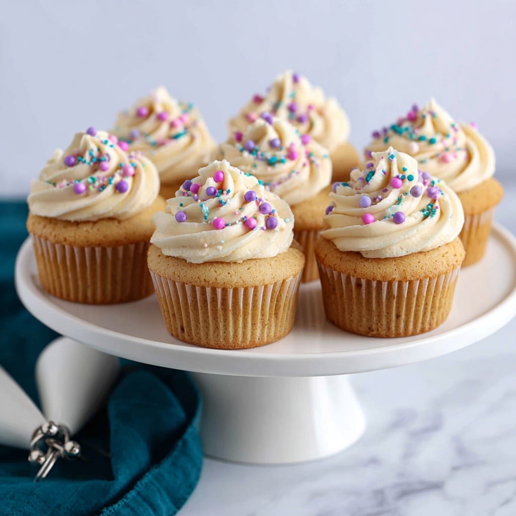 Homemade Vanilla Cupcakes Recipe - Recipe Image