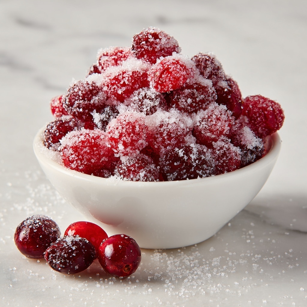 Orange Vanilla Candied Cranberries Recipe - Recipe Image