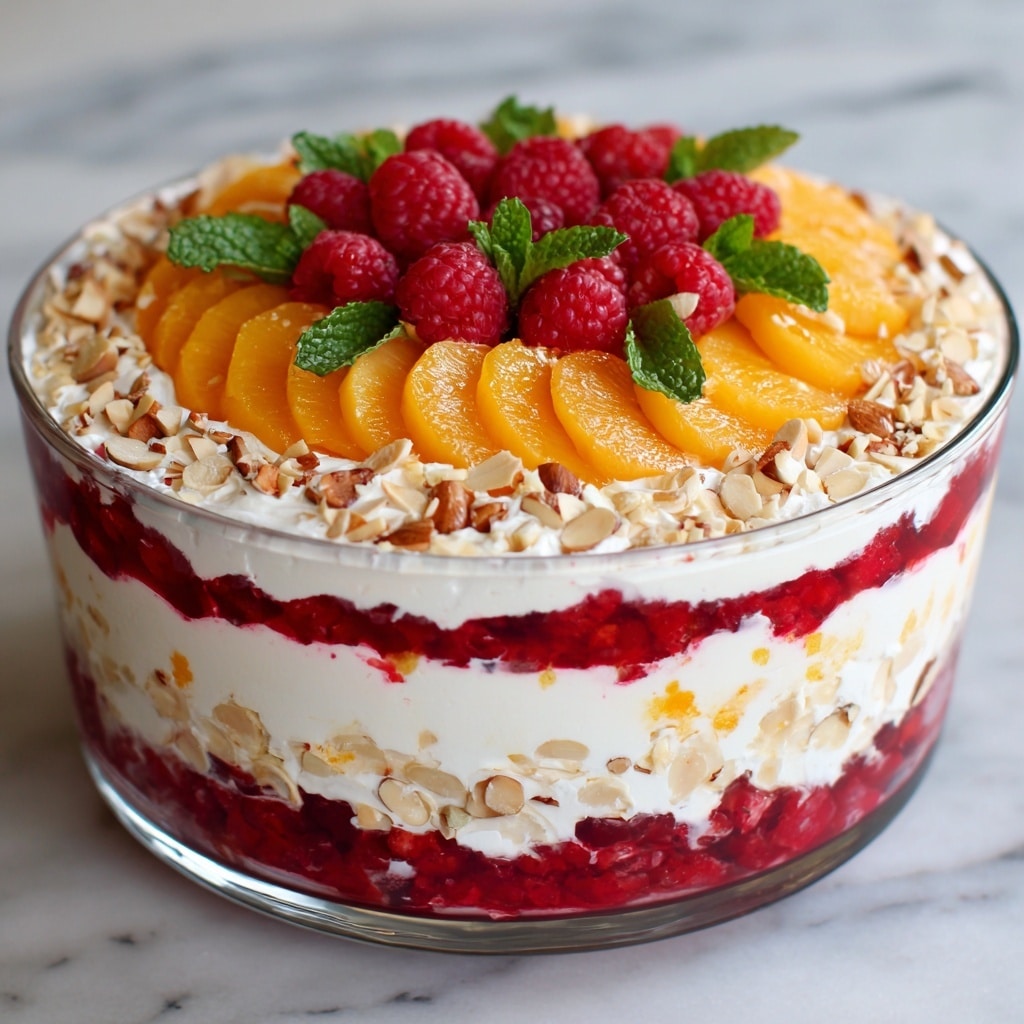 Peach Cobbler Cheesecake Salad Recipe - Recipe Image