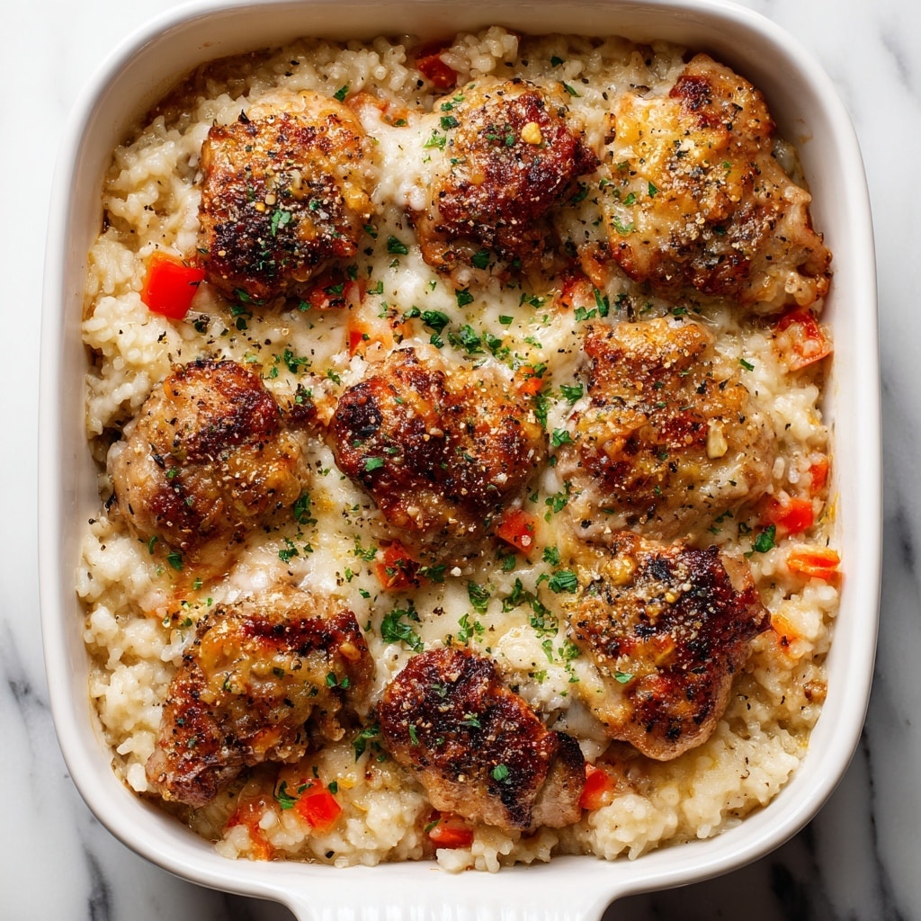 Italian Chicken Rice Casserole Recipe - Recipe Image