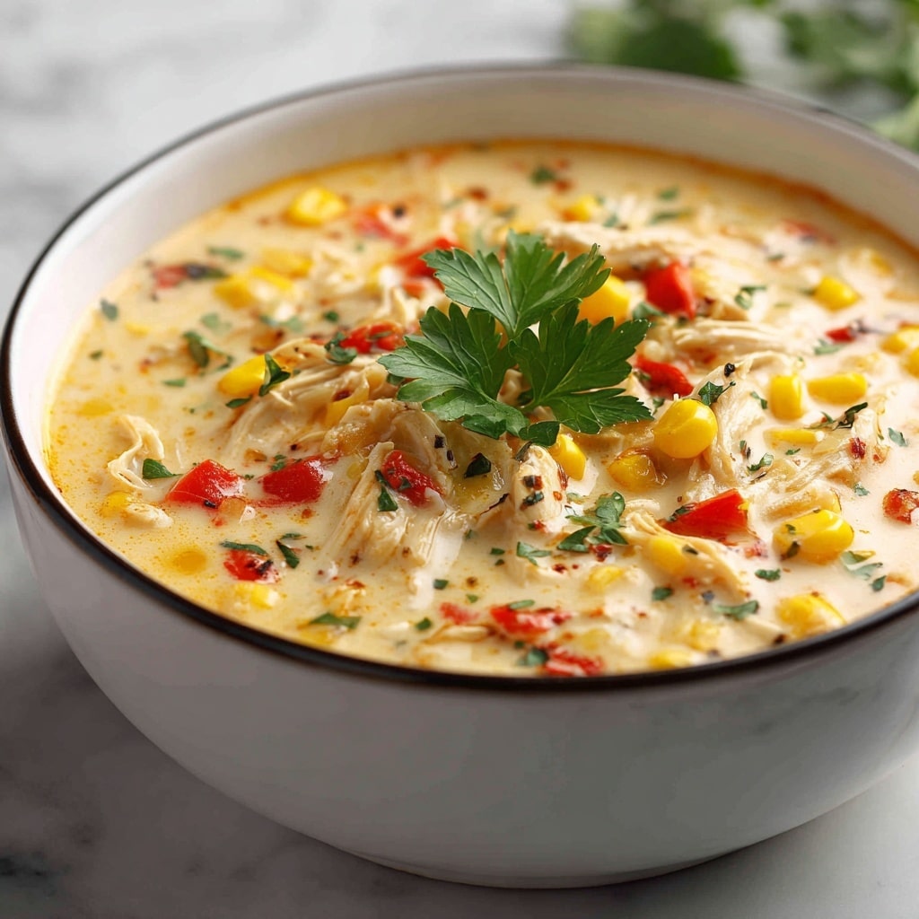 Creamy Chicken Corn Chowder Recipe - Recipe Image