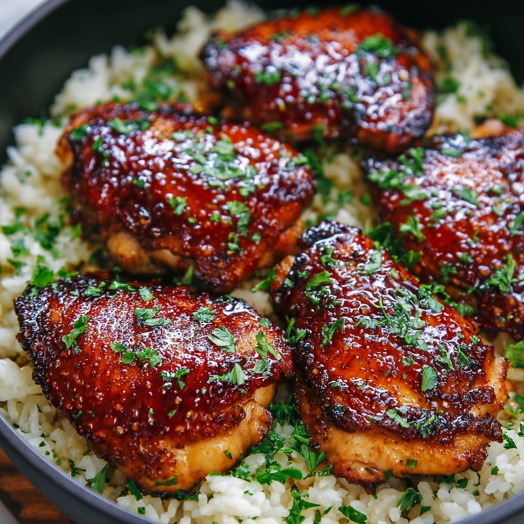 Garlic Parmesan Rice with Chicken Recipe - Recipe Image