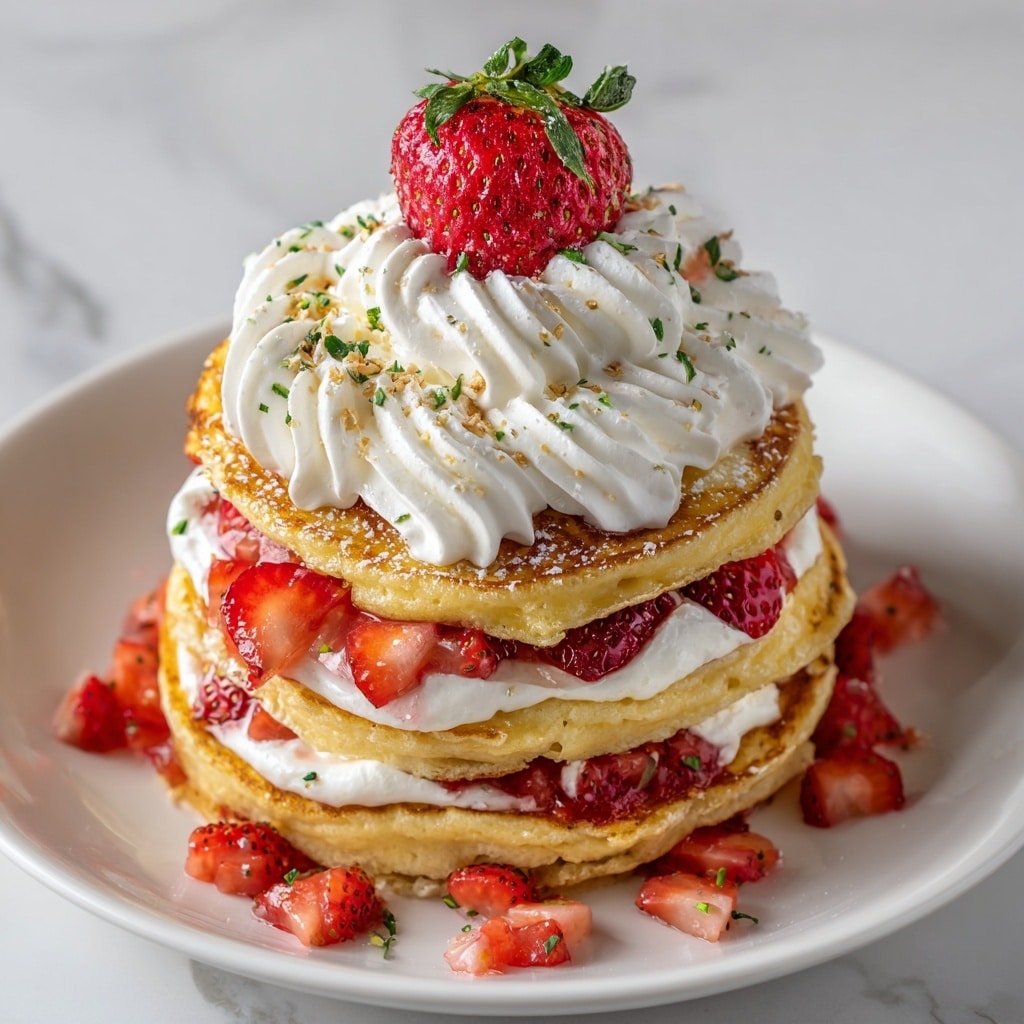 Strawberry Shortcake Pancakes Recipe - Recipe Image