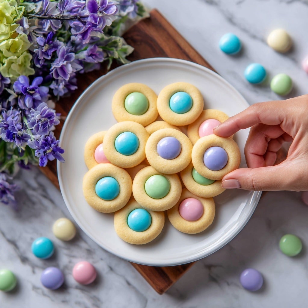 Easter Bunny Button Cookies Recipe - Recipe Image