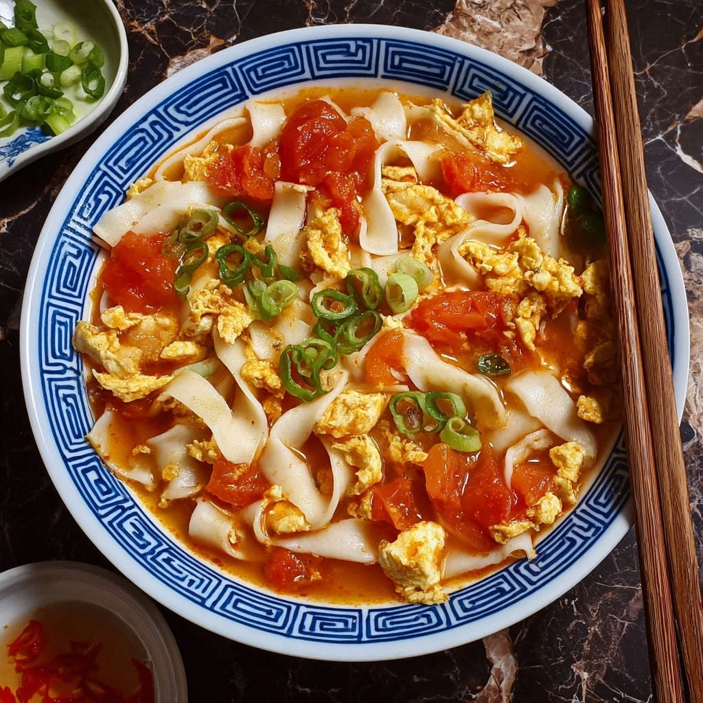 Tomato, Egg, and Beef Noodle Soup Recipe - Recipe Image