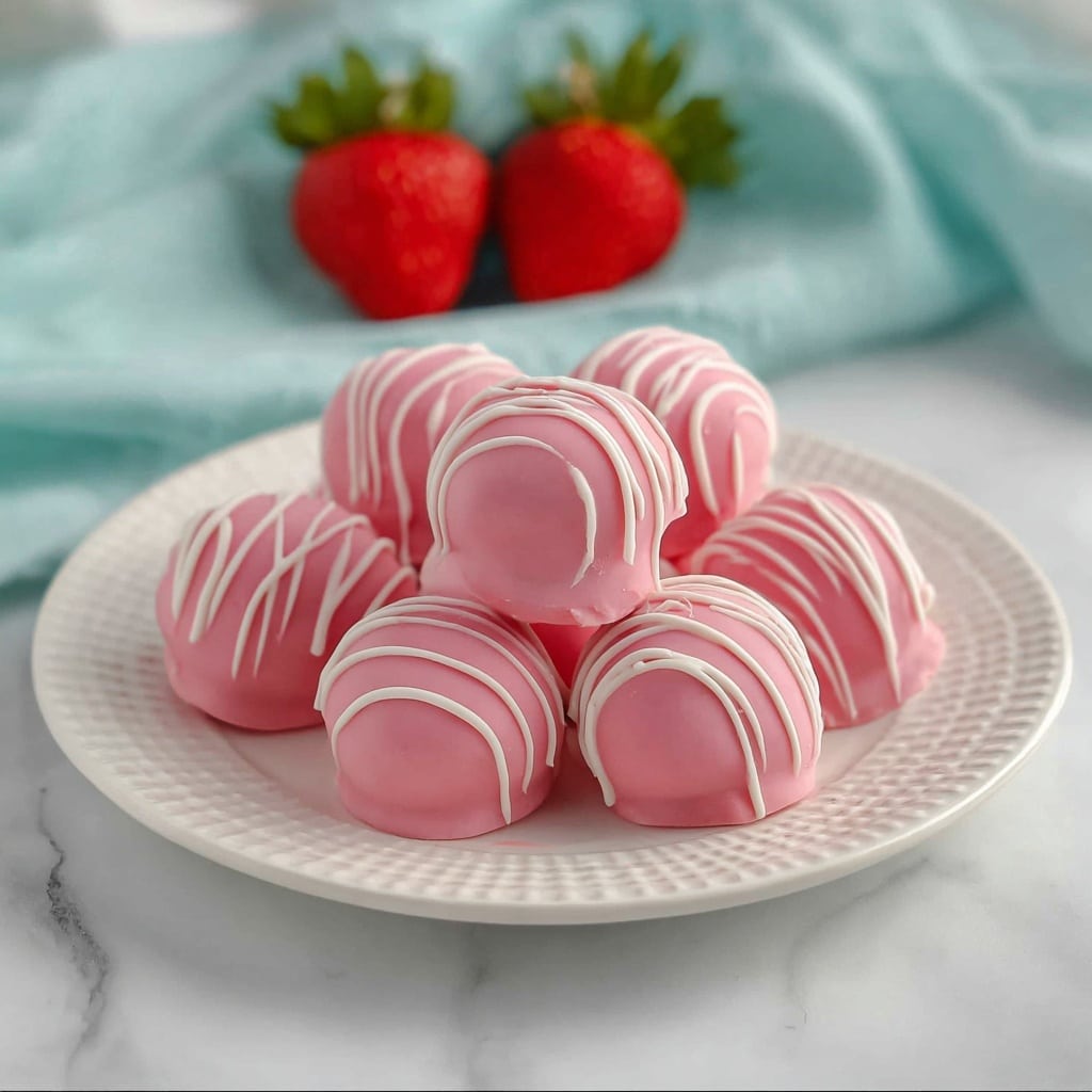 Sweet Strawberry Truffles Recipe - Recipe Image