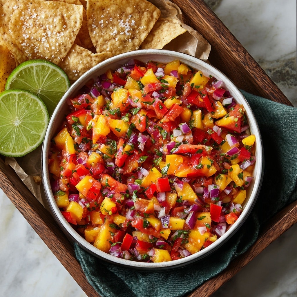 Nectarine Salsa Recipe (Fresh & Vibrant Summer Twist) Recipe - Recipe Image