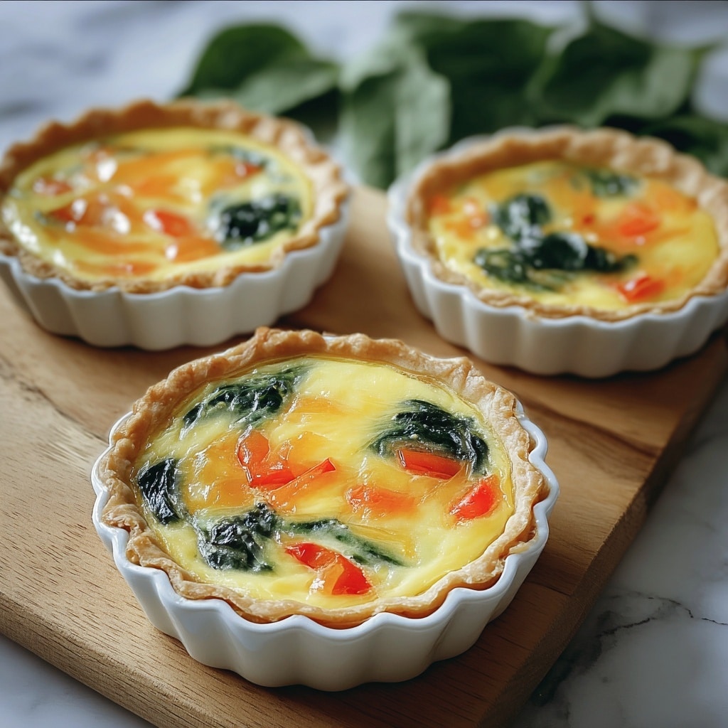 Mini Veggie Quiches: Easy Recipe for a Tasty Snack! Recipe - Recipe Image