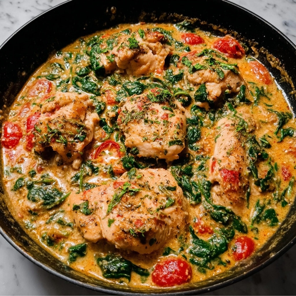 One Pan Creamy Boursin Chicken Recipe - Recipe Image