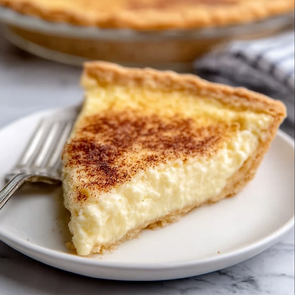 Crust Custard Pie Recipe - Recipe Image