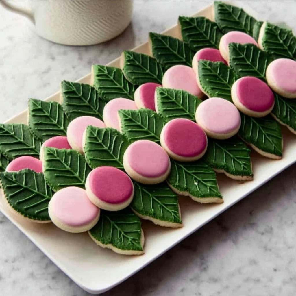 Holly and Berry Sugar Cookies Recipe - Recipe Image