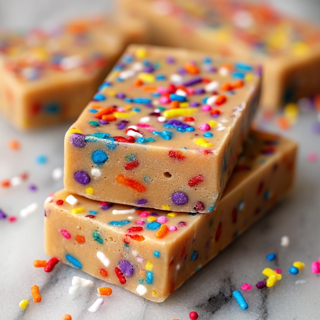 Birthday Cake Protein Bars Recipe - Recipe Image