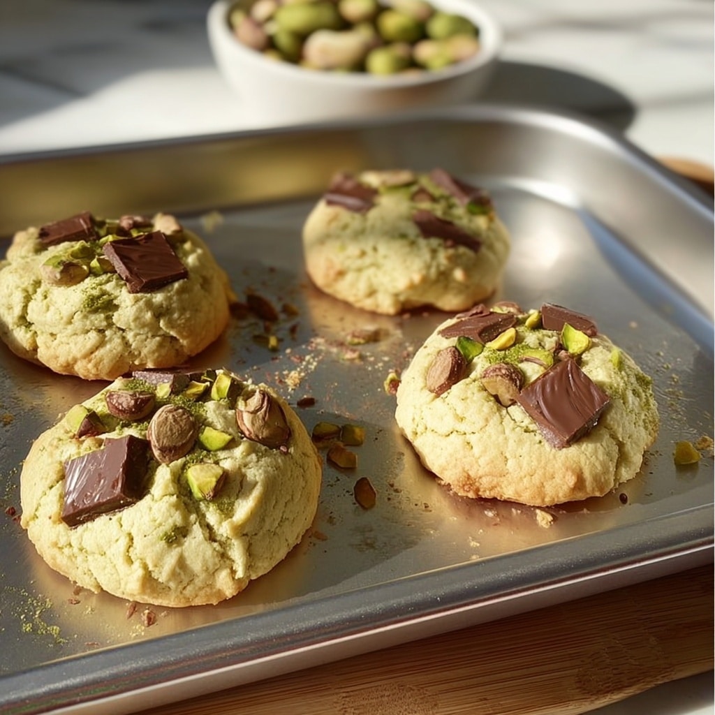NYC Style Pistachio Cookies Recipe - Recipe Image