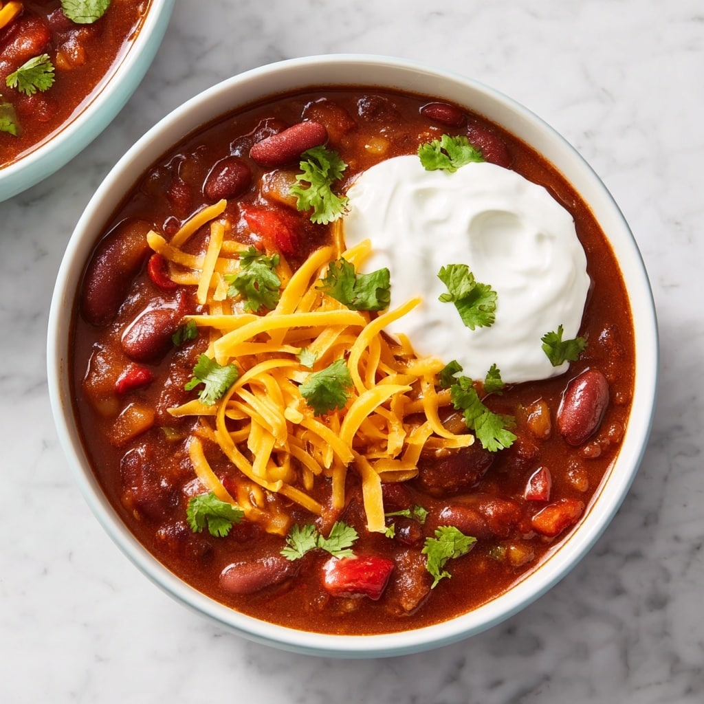 Homemade Vegetarian Chili Recipe - Recipe Image