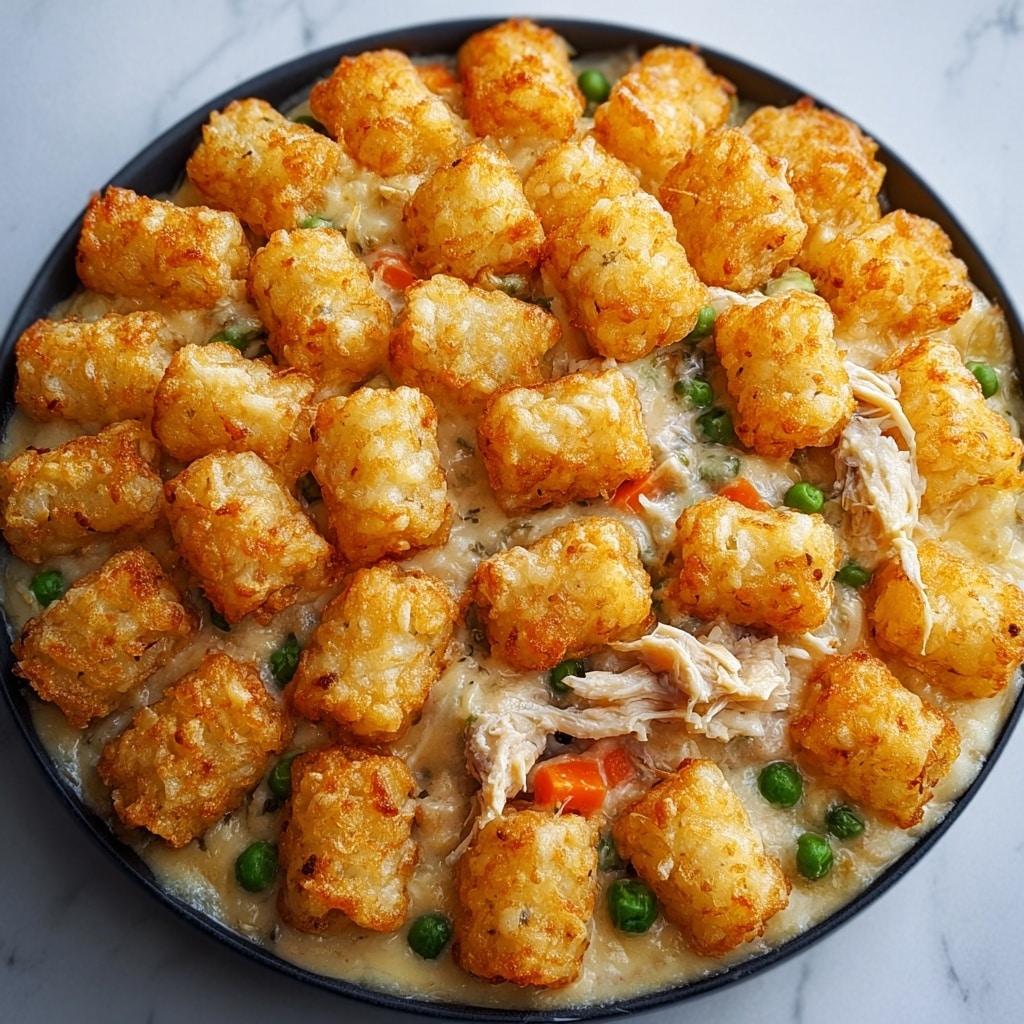 Tater Tot Chicken Pot Pie Recipe - Recipe Image