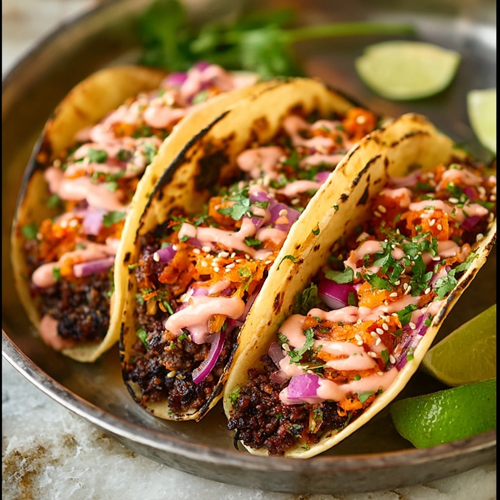 Korean Beef Tacos Recipe - Recipe Image