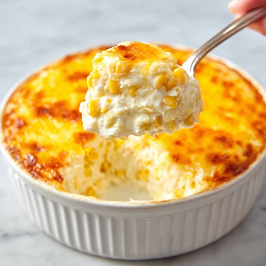Cheesy Cream Cheese Corn Casserole Recipe