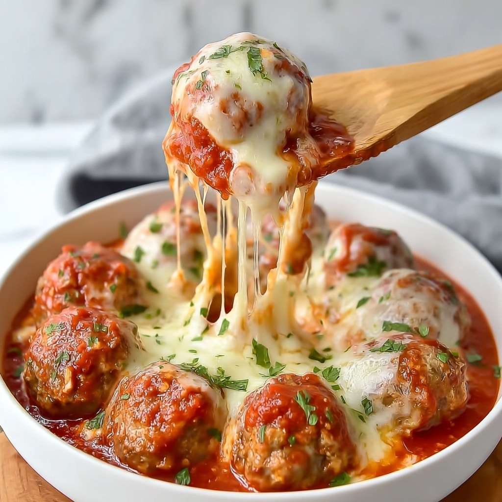 Cheesy Chicken Parmesan Meatballs Recipe - Recipe Image