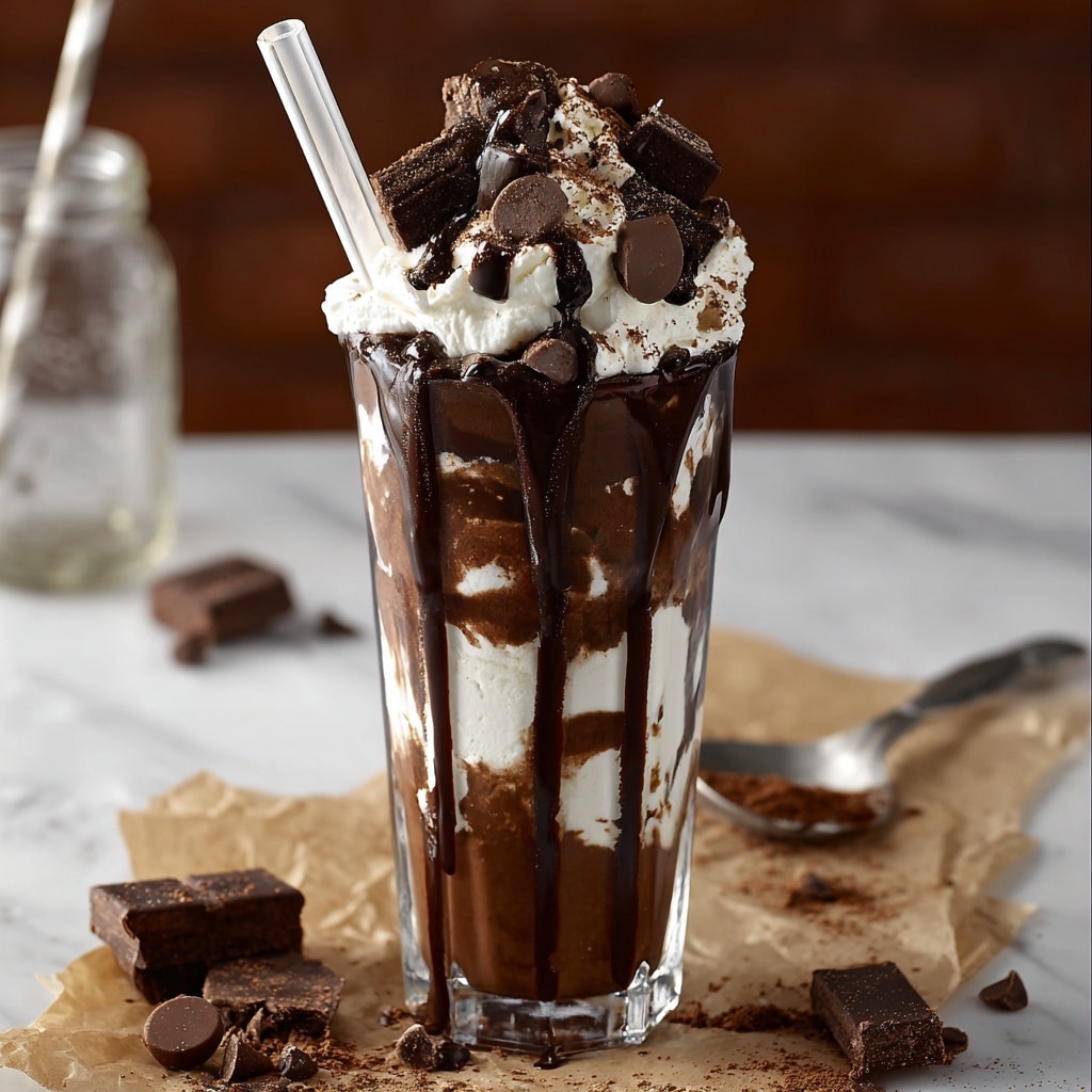Brownie Milkshake Recipe