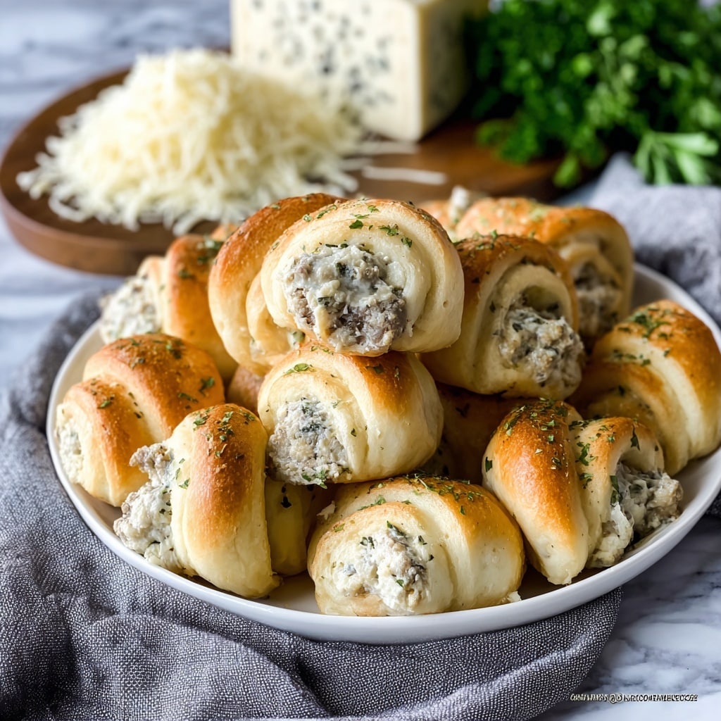 Sausage Cream Cheese Crescent Rolls Recipe - Recipe Image