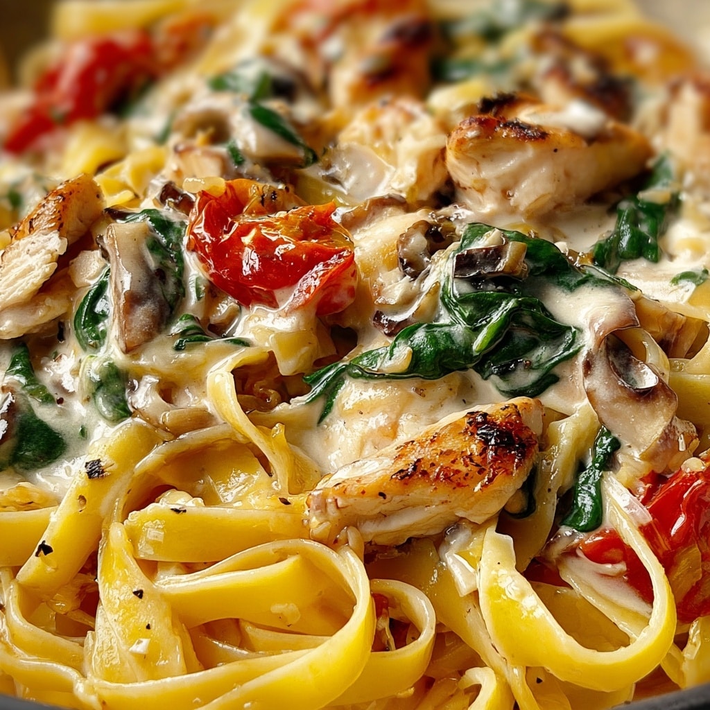 Creamy Tuscan Chicken Pasta Recipe - Recipe Image