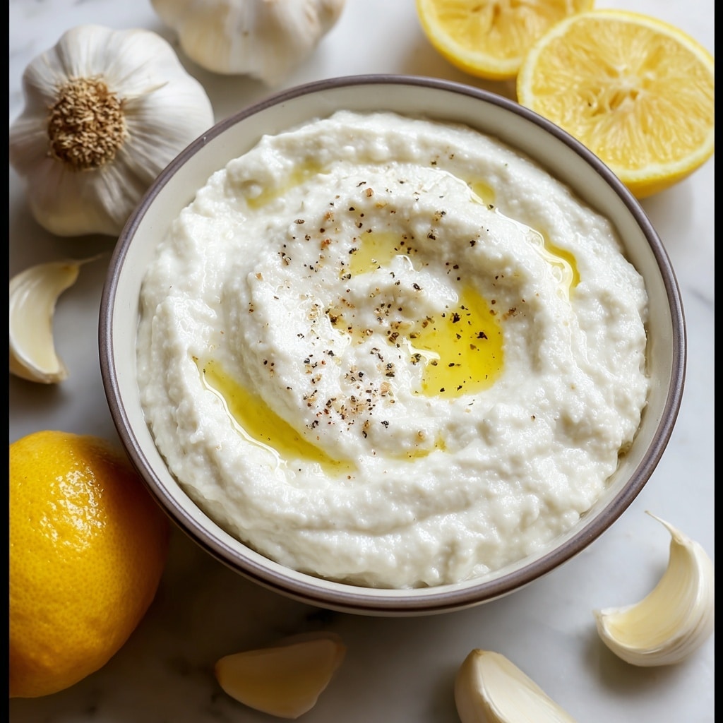 Lebanese Garlic Sauce (Toum) Recipe - Recipe Image