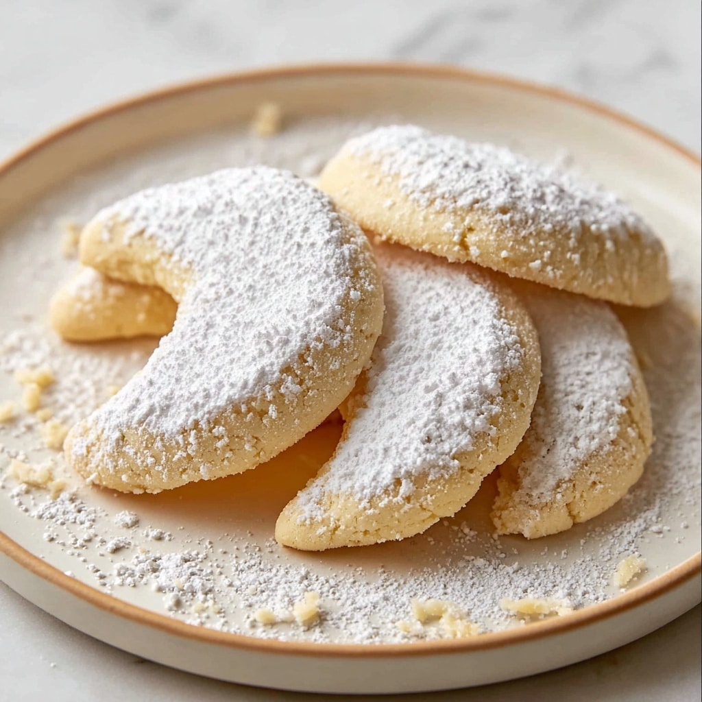 Almond Crescent Cookies Recipe - Recipe Image