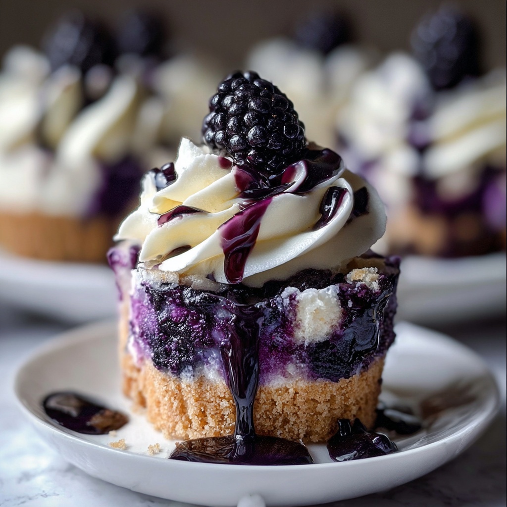 White Chocolate Blueberry Cheesecake Cupcakes Recipe - Recipe Image