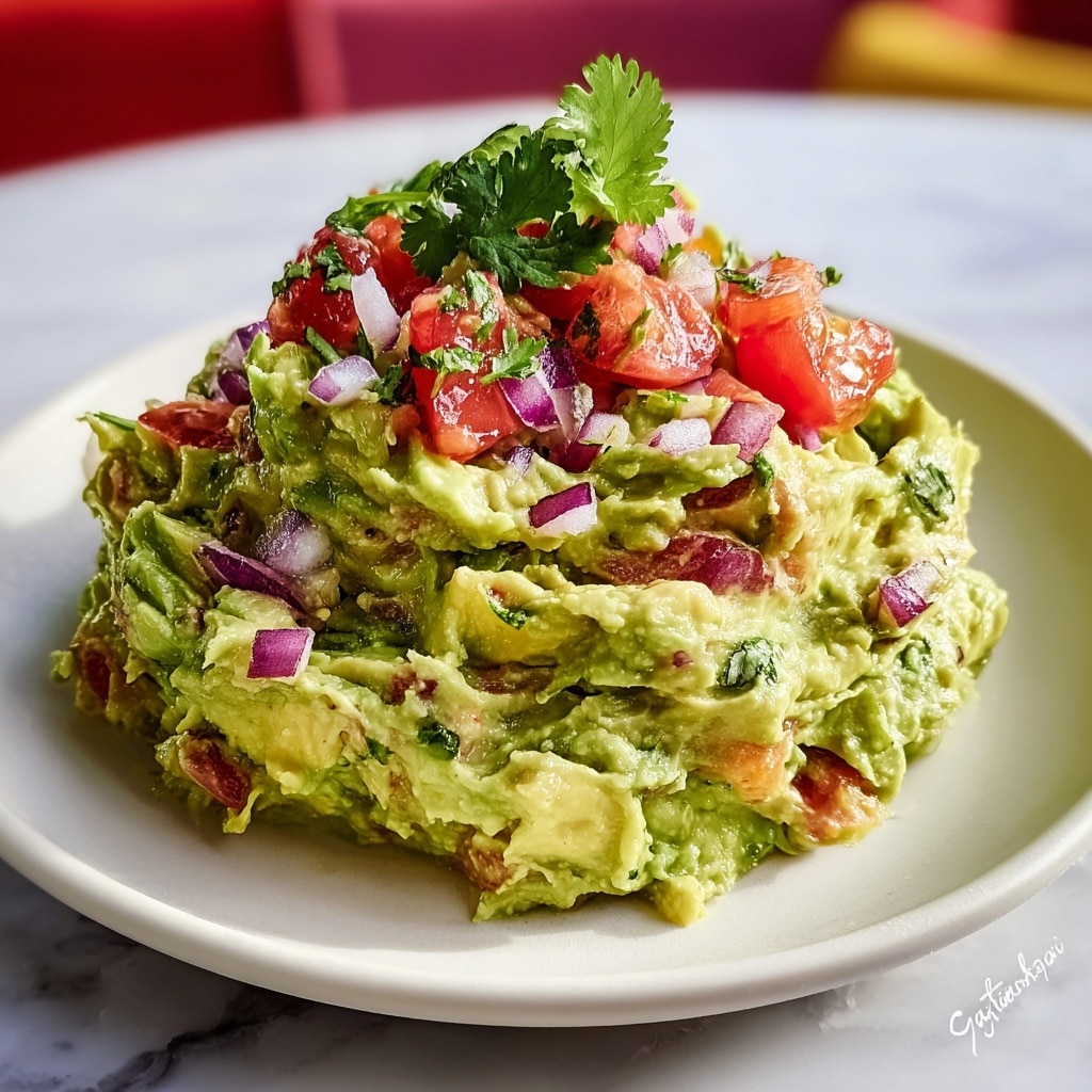 Creamy Homemade Guacamole Recipe - Recipe Image