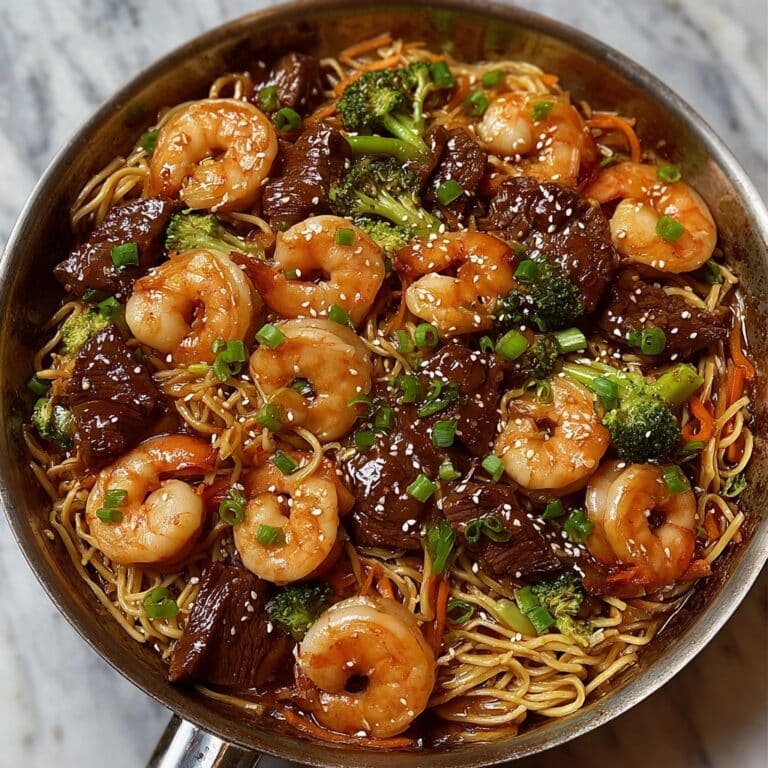 Shrimp Teriyaki Steak Noodles Recipe