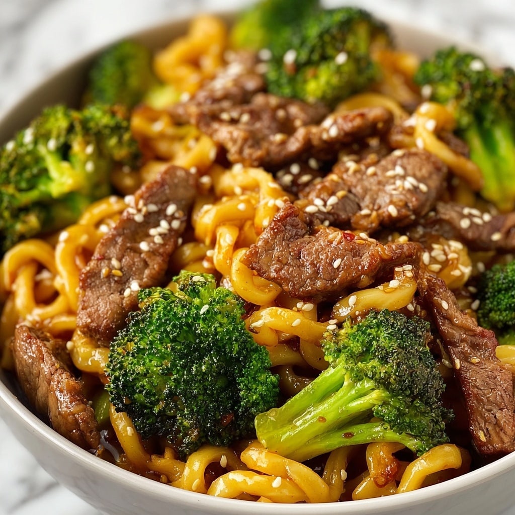 Beef and Broccoli Ramen Stir Fry Recipe - Recipe Image